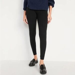OLD NAVY High-Waisted Jersey Ankle Leggings S